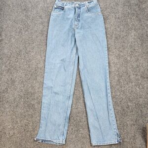 Vintage LawMan‎ Jeans Womens 9 26x32 Light Blue Denim Cowboy Western Rodeo